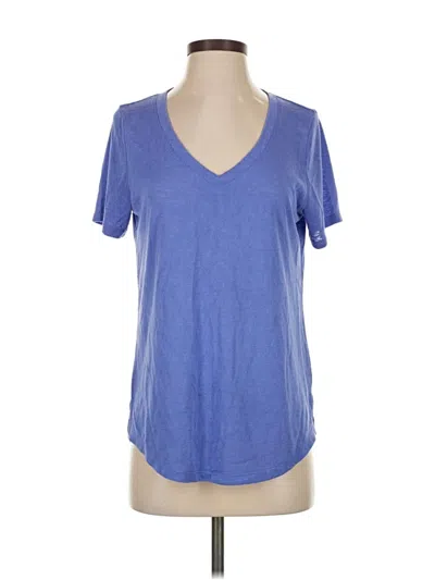 Pre-owned Athleta Short Sleeve T-shirt In Blue