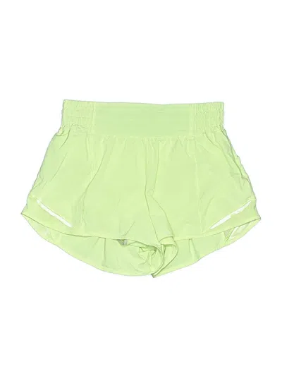 Pre-owned Lululemon Athletica Athletic Shorts In Green