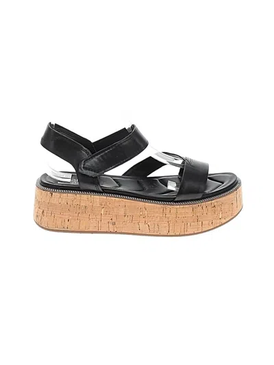 Pre-owned Franco Sarto Sandals In Black