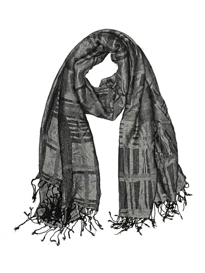 Pre-owned Unbranded Scarf In Gray