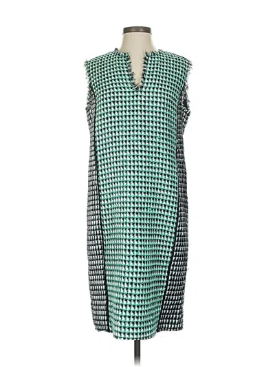 Pre-owned St John Casual Dress In Green