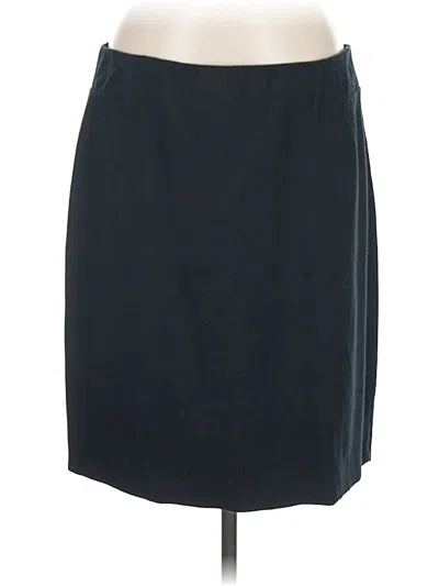 Pre-owned Jjill Casual Skirt In Black