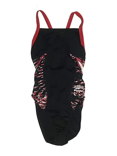 Pre-owned Speedo Kids' One Piece Swimsuit In Black