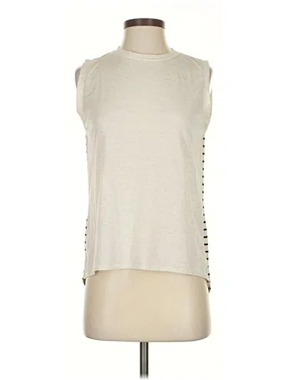 Pre-owned Lna Sleeveless T-shirt In White