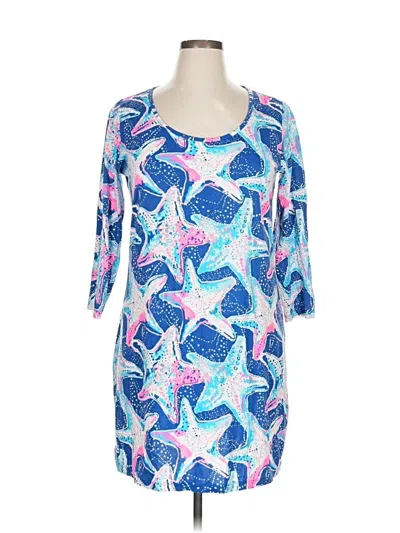 Pre-owned Lilly Pulitzer Casual Dress In Blue