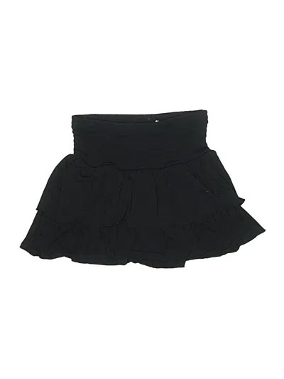 Pre-owned Justice Kids' Skirt In Black