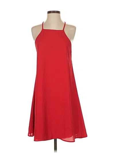 Pre-owned Dainty Hooligan Cocktail Dress In Red