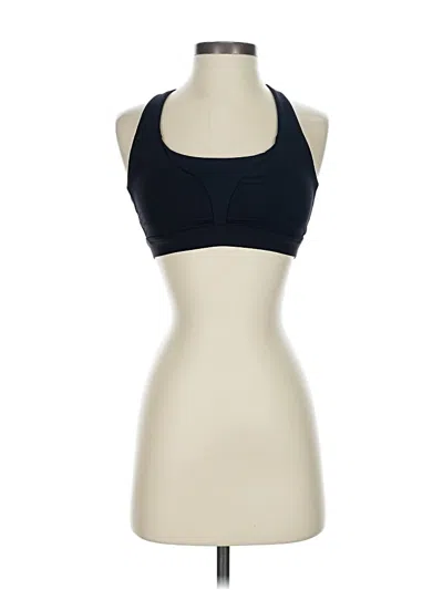Pre-owned Lululemon Athletica Tank Top Black Halter Neckline Tops