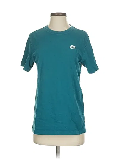 Pre-owned Nike Short Sleeve T-shirt In Blue