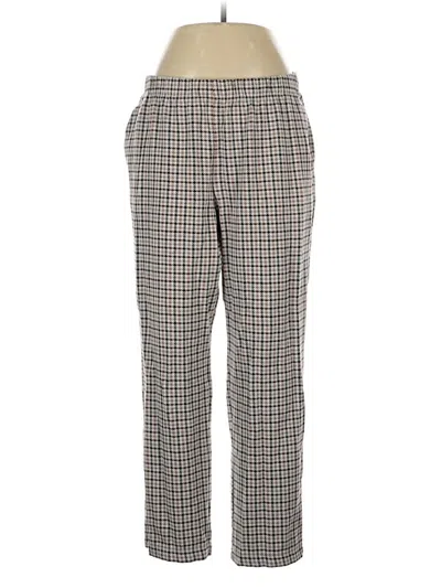 Pre-owned Lands' End Casual Pants In Brown