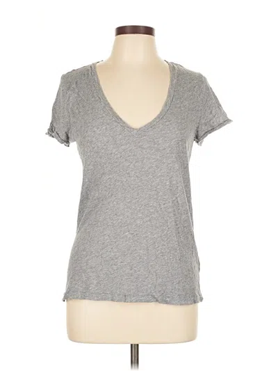 Pre-owned J.crew Factory Store Short Sleeve T-shirt In Gray