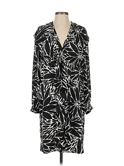 Pre-owned Black Label By Chico's Casual Dress In Black