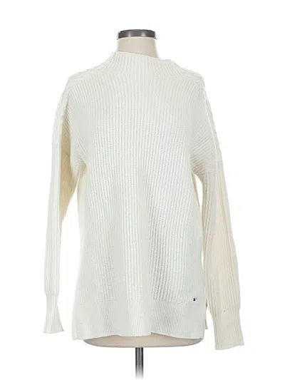 Pre-owned Vineyard Vines Turtleneck Sweater In White
