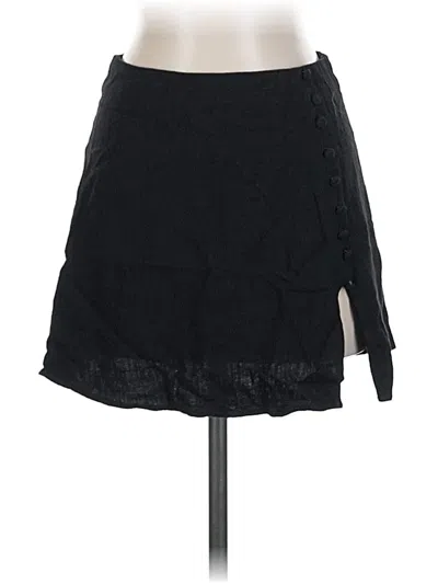 Pre-owned Princess Polly Casual Skirt In Black