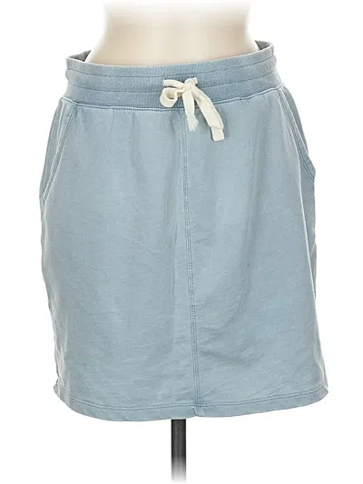Pre-owned Thread & Supply Casual Skirt In Blue