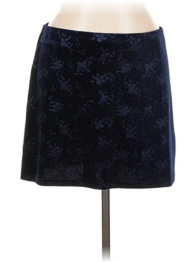 Pre-owned Le Lis Formal Skirt In Blue