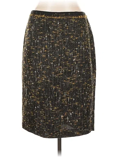 Pre-owned Elie Tahari Formal Skirt In Gold