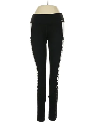 Pre-owned Victoria's Secret Pink Active Pants In Black