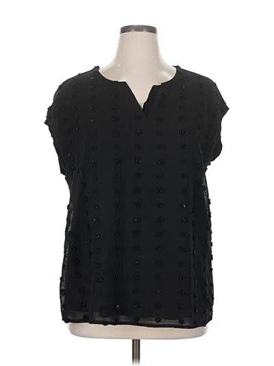 Pre-owned Papermoon Sleeveless T-shirt In Black