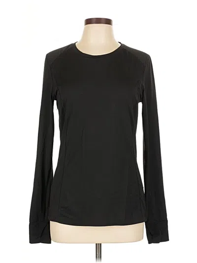 Pre-owned Natural Reflections Long Sleeve T-shirt In Black