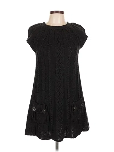 Pre-owned Style & Co Casual Dress In Black