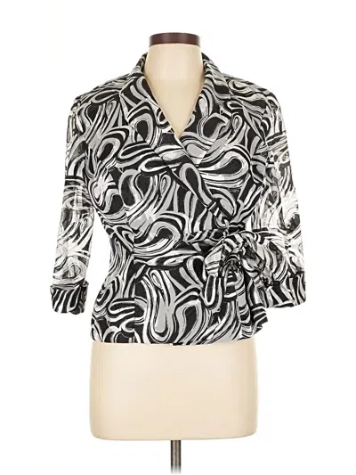 Pre-owned Alex Evenings Jacket In Silver