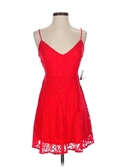 Pre-owned Lulus Cocktail Dress In Red
