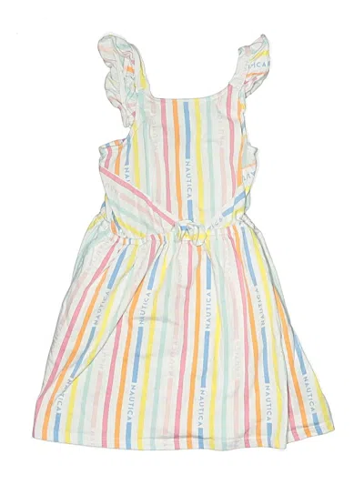 Pre-owned Nautica Kids' Dress In White