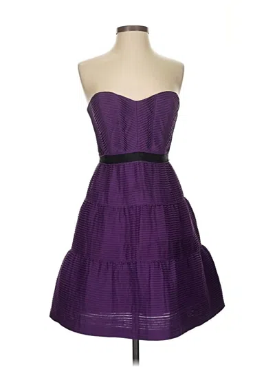 Pre-owned Bcbgmaxazria Cocktail Dress In Purple