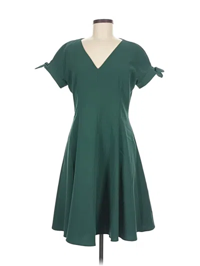 Pre-owned Gal Meets Glam Casual Dress In Green
