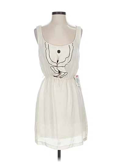 Teeze Me Casual Dress In White