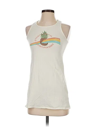 Pre-owned O'neill Sleeveless T-shirt In White