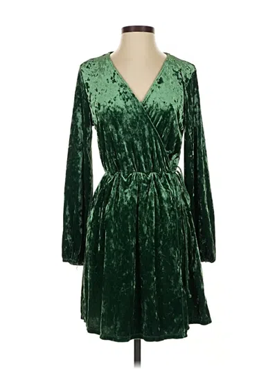 Pre-owned The Get Cocktail Dress In Green