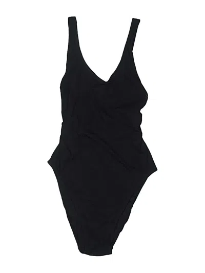 Pre-owned Andie One Piece Swimsuit In Black