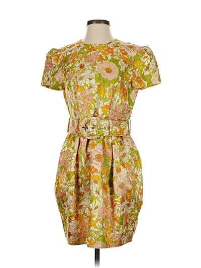 Pre-owned Zimmermann Cocktail Dress In Gold