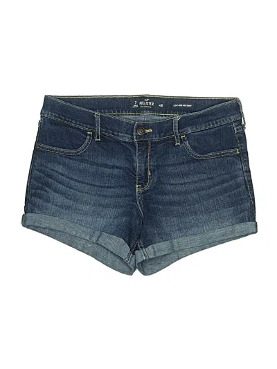Pre-owned Hollister Denim Shorts In Blue