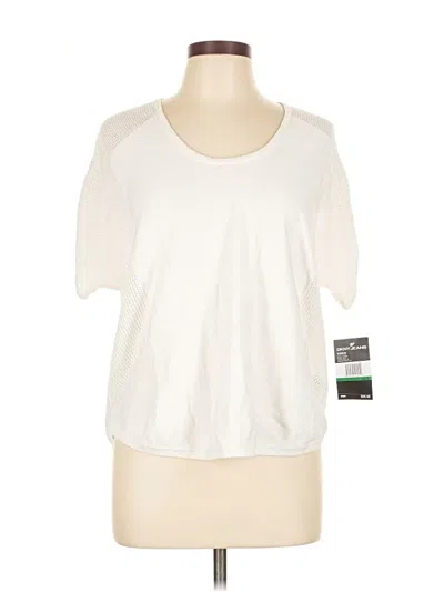 Dkny Jeans Short Sleeve Top In Neutral