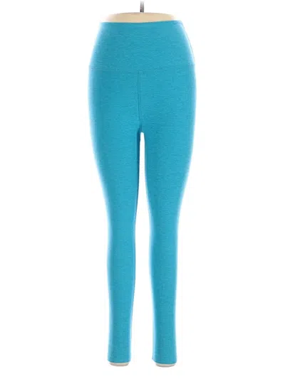Pre-owned Beyond Yoga Yoga Pants In Blue