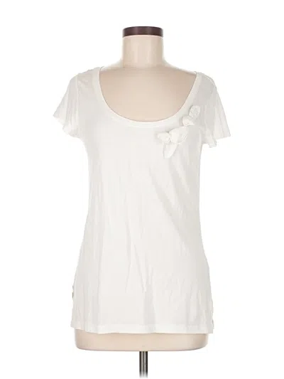Pre-owned Gap Short Sleeve T-shirt In White