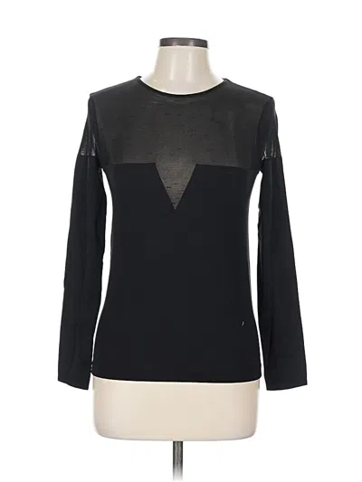 Pre-owned Wolford Long Sleeve T-shirt In Black