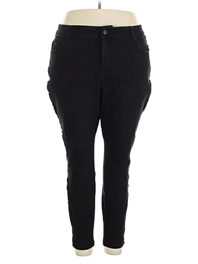 Pre-owned Lane Bryant Jeggings In Black