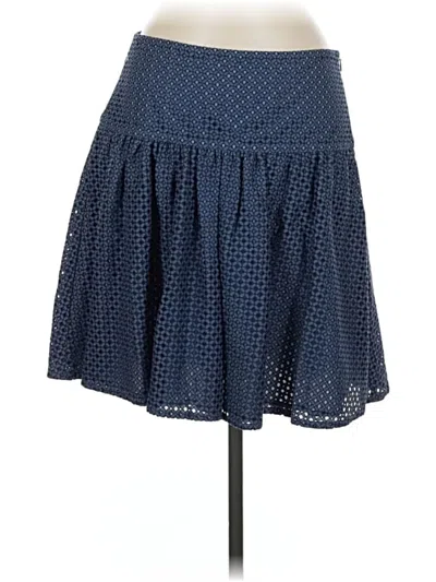 Pre-owned Ann Taylor Casual Skirt In Blue