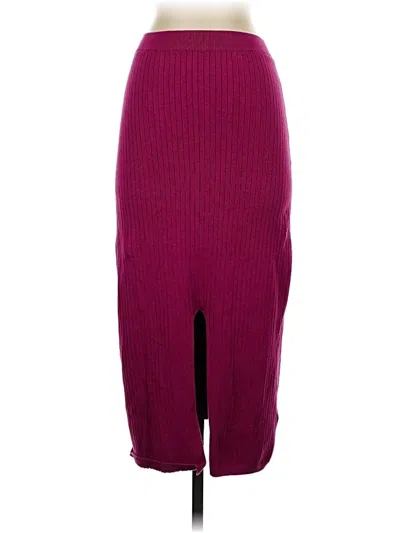 Pre-owned Free People Casual Skirt In Purple