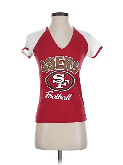 Pre-owned Majestic Short Sleeve T-shirt In Red