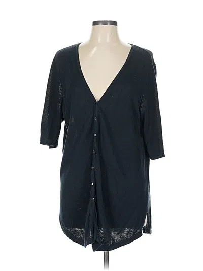 Pre-owned Jjill Cardigan Sweater In Blue