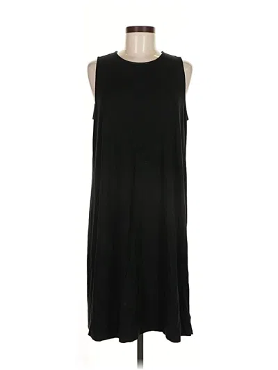 Pre-owned Jjill Casual Dress In Black