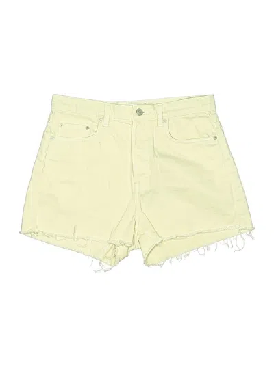 Pre-owned Stockholm Atelier & Other Stories Denim Shorts In Yellow