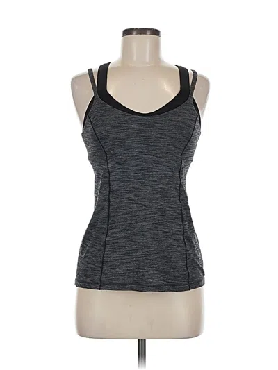 Pre-owned Lululemon Athletica Active Tank Top In Gray