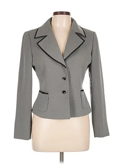 Pre-owned Tahari By Asl Blazer Jacket In Gray