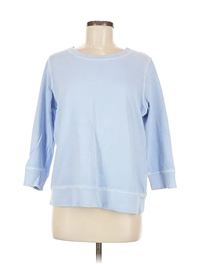 Pre-owned Lands' End Sweatshirt In Blue